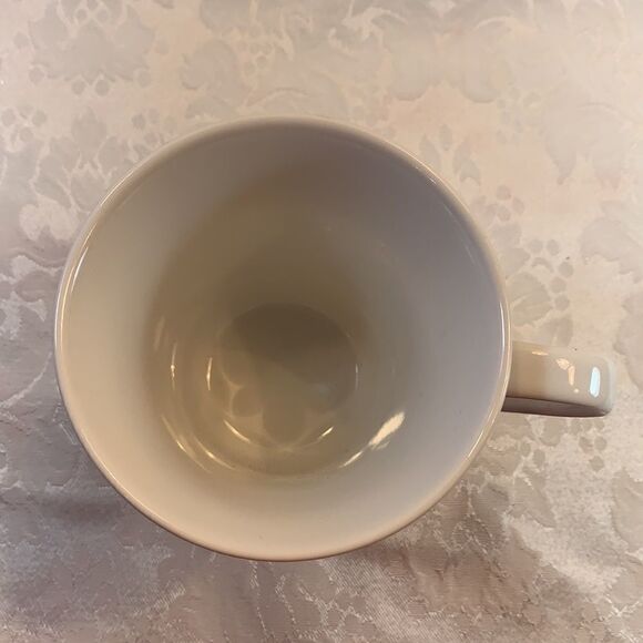 Winter Cheer Mug Fine Porcelain 222 Fifth Holiday Christmas Tree Bird Flower - Picture 3 of 4